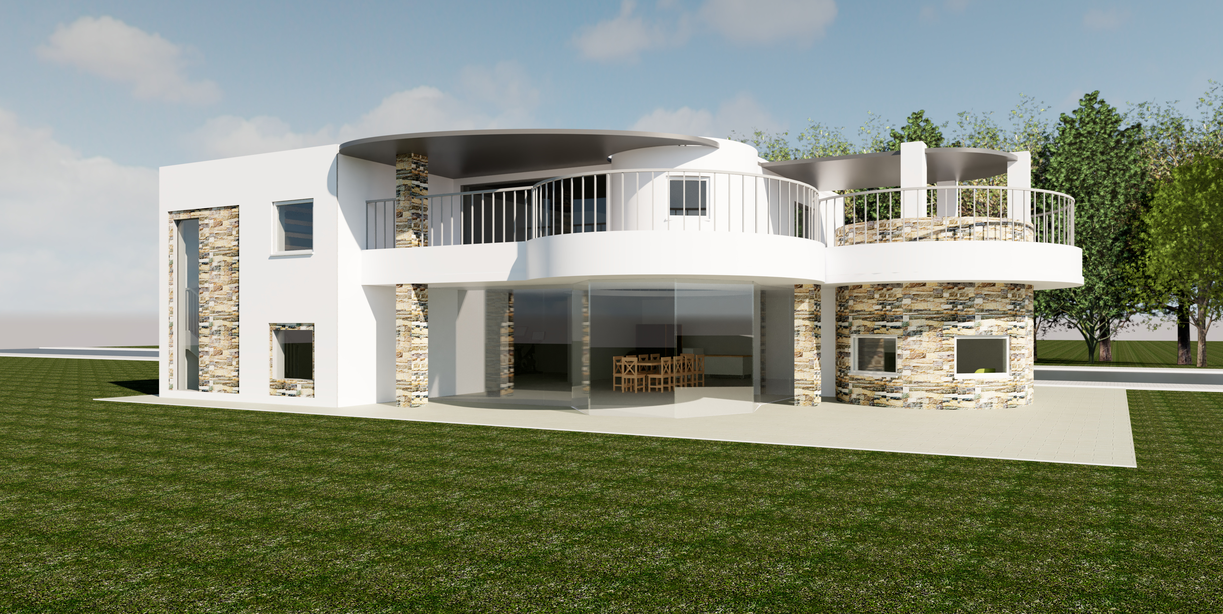 Circular Modern Home Designs Handrail Design For Stairs – Staircase