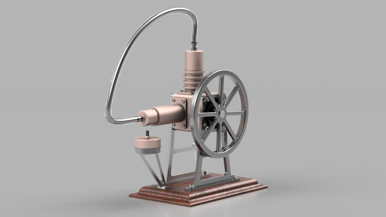 Stirling engine | Autodesk Community Gallery
