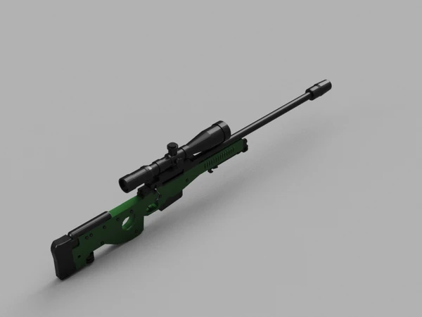 クラウンモデルAWM SNIPER RIFLE Forange FC9407 AWM Sniper Rifle Military