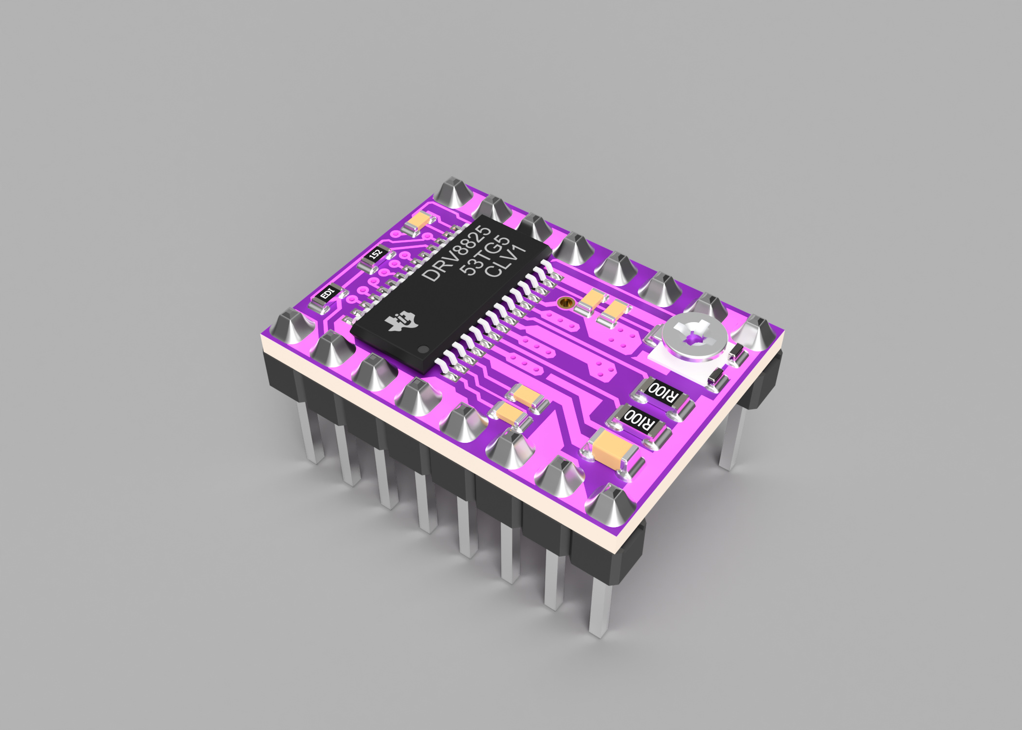 A4988 Schrittmotor-Treiberplatine – 42 Mm, 12-30 V, Für 3D-Drucker & CNC, Erweiterungskarte A4988 Schrittmotortreiber Shield A4988 Schrittmotor-Treiberplatine – 42 Mm, 12-30 V, Für 3D-Drucker & CNC, Erweiterungskarte A4988 Schrittmotortreiber Shield