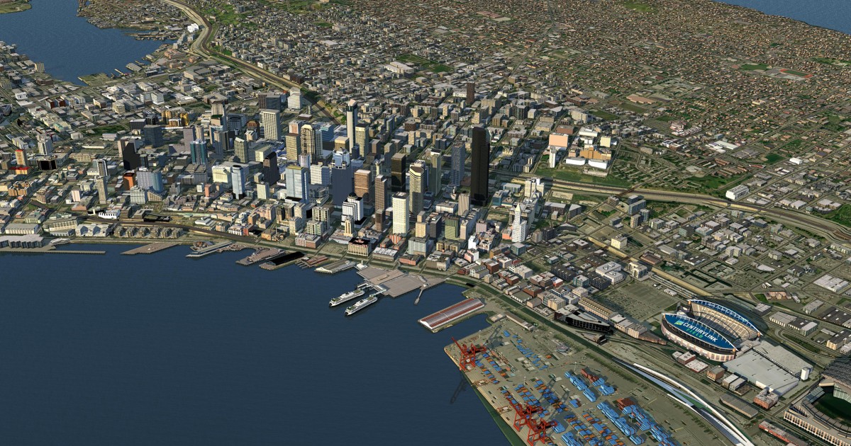 Seattle, WA Infraworks Model | Autodesk Community Gallery