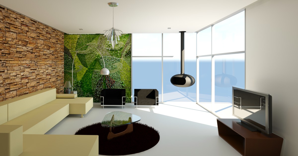 Interior 1 JArdin vegetal | Autodesk Community Gallery