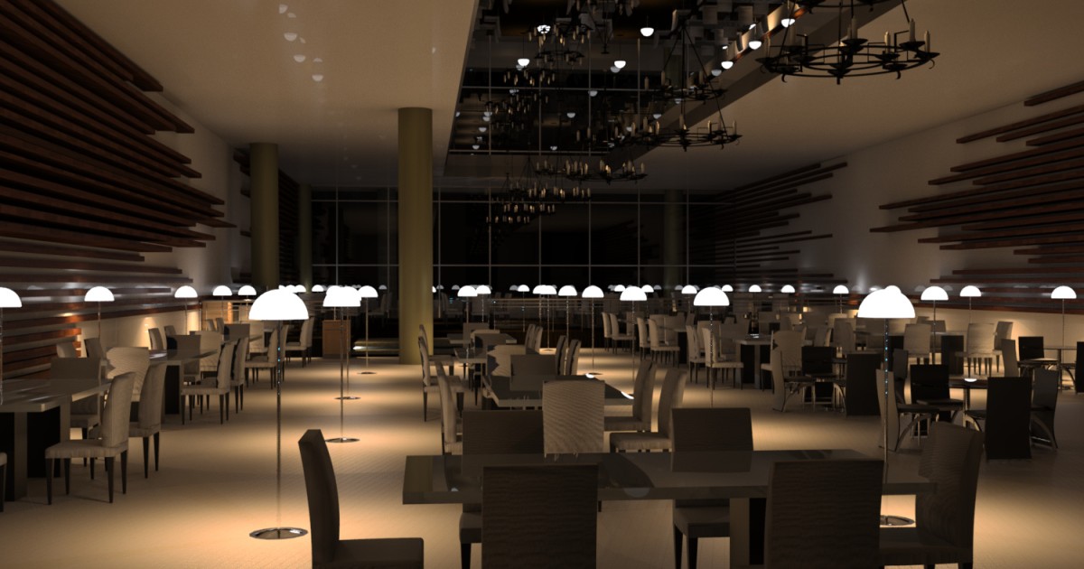 Hotel restaurant project | Autodesk Community Gallery