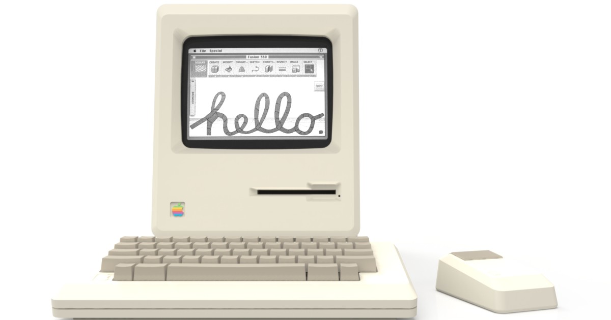 Macintosh 128k | Autodesk Community Gallery