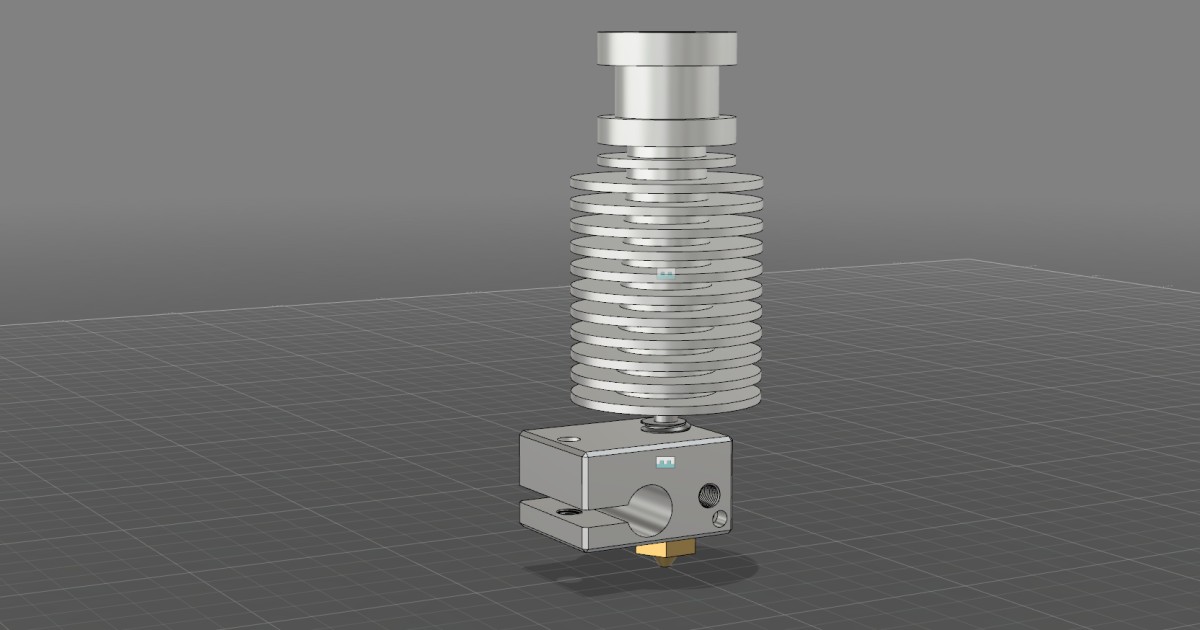 E3D v6 Hotend 1.75mm universal | Autodesk Community Gallery