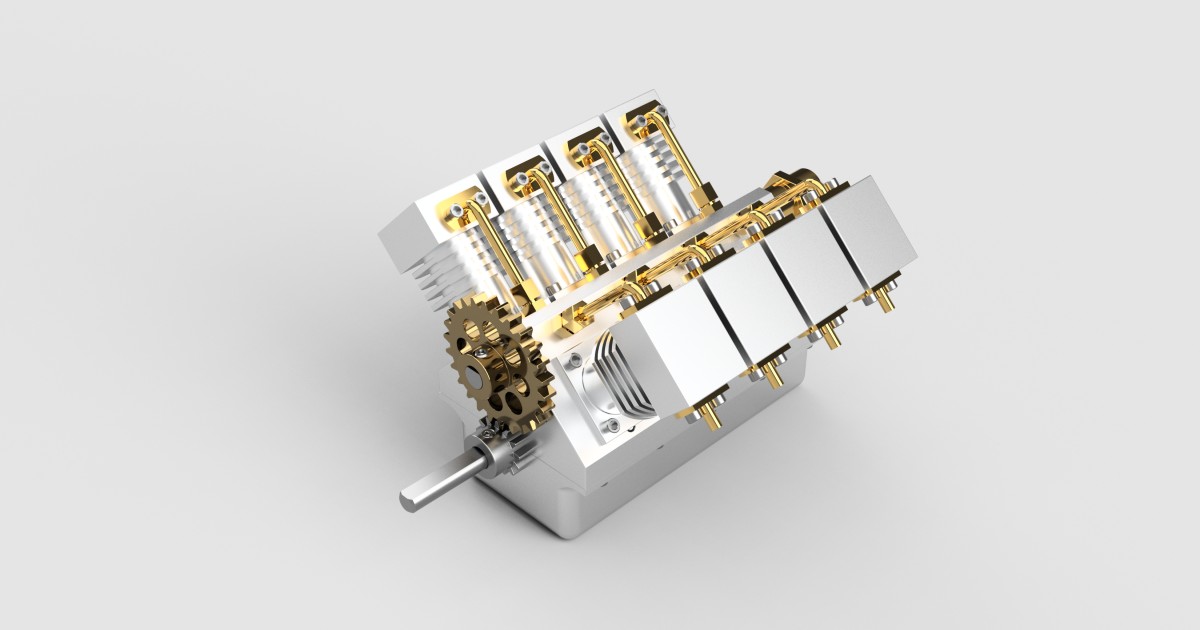 Rotary V8 Engine Autodesk Community Gallery