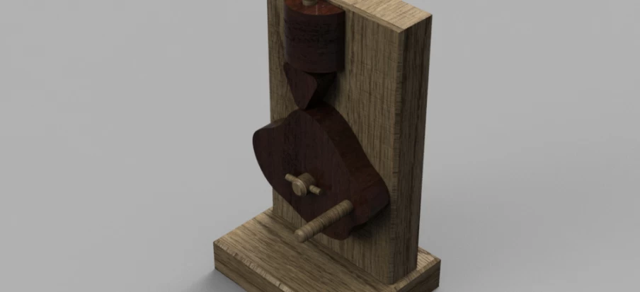 Wooden Cam Follower | Autodesk Community Gallery