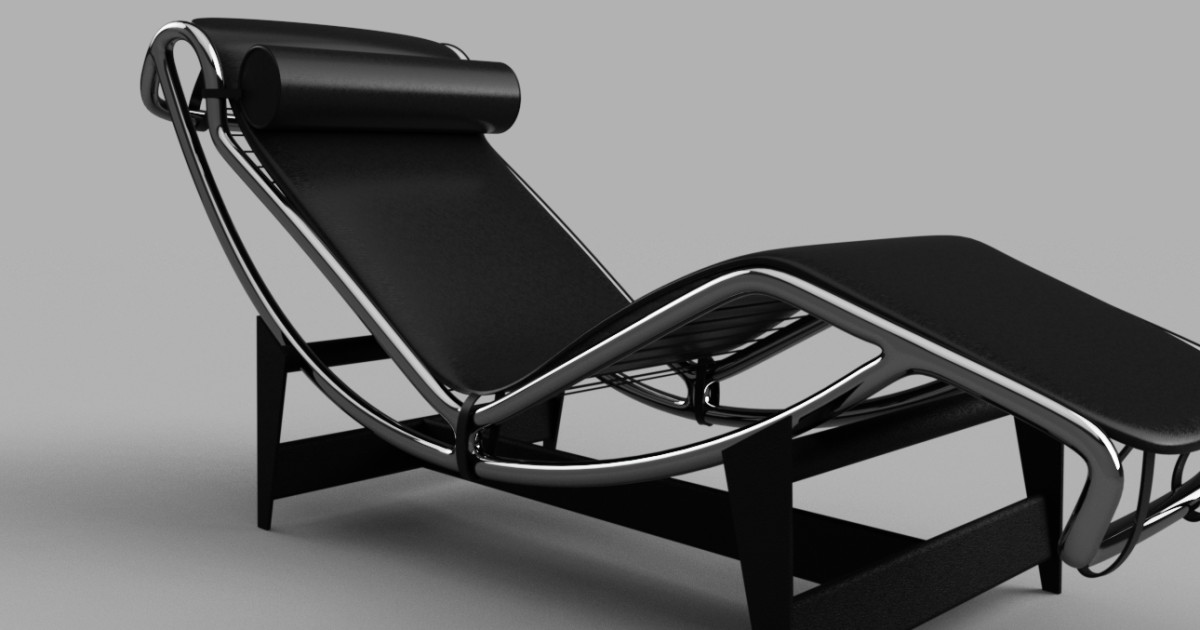 Le Corbusier Chaise Lounge LC4 Autodesk Community Gallery