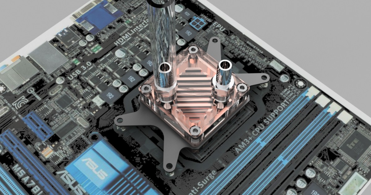 Watercooling system for PC Autodesk Community Gallery