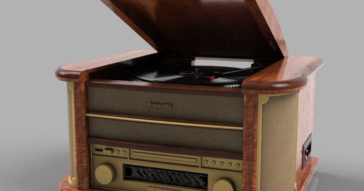 Retro Radio | Autodesk Community Gallery