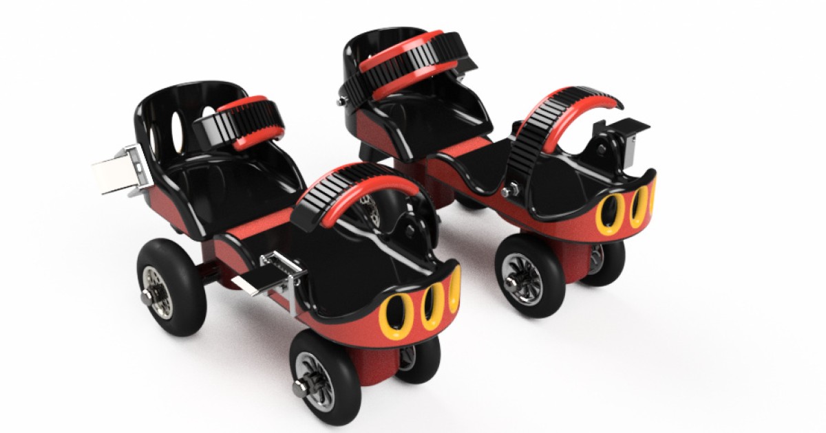 Retro Roller Skates Autodesk Community Gallery
