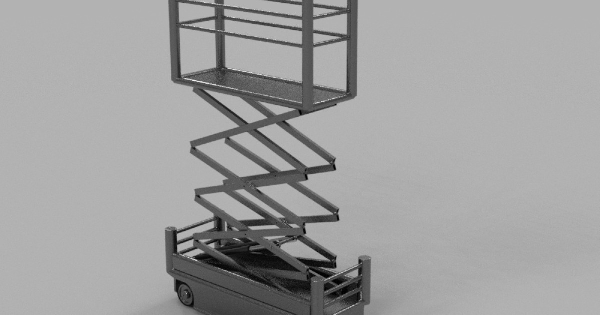 Scissor basket lift Autodesk Community Gallery