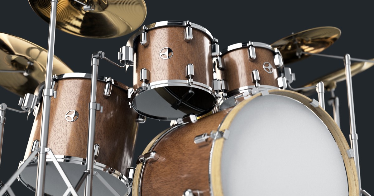 Drum set Autodesk Community Gallery