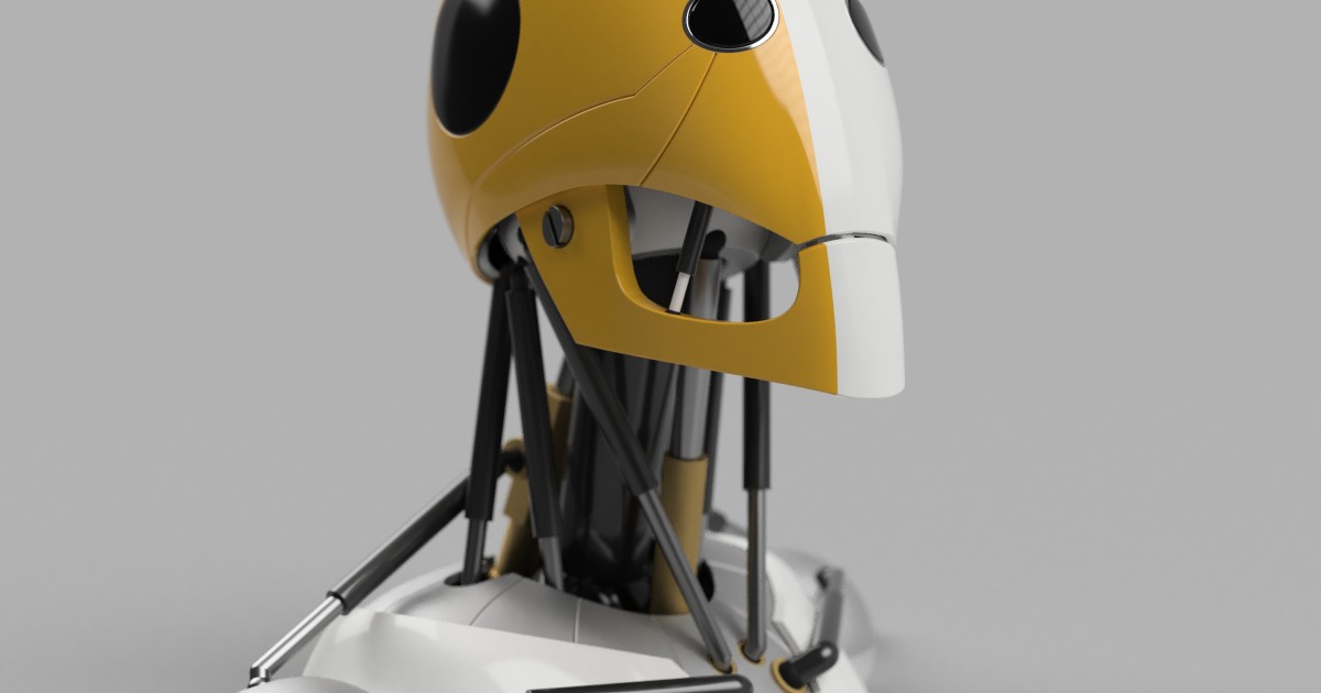 Biomimicry Android Bust | Autodesk Community Gallery