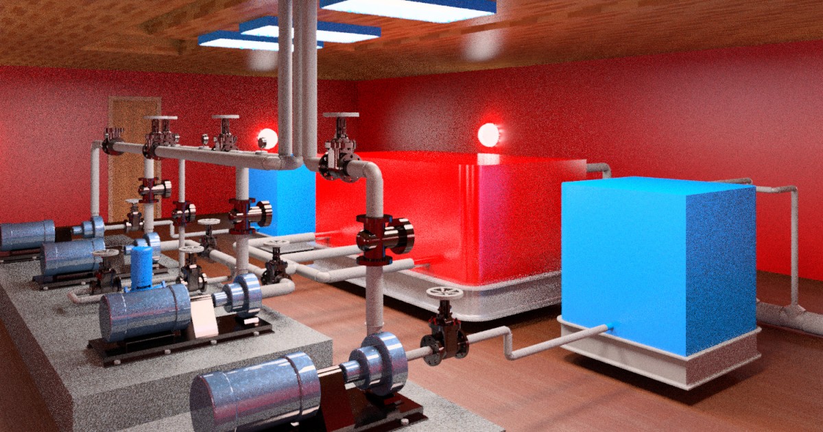 Pump room For Fire Fighting Water Based System Autodesk Community Gallery