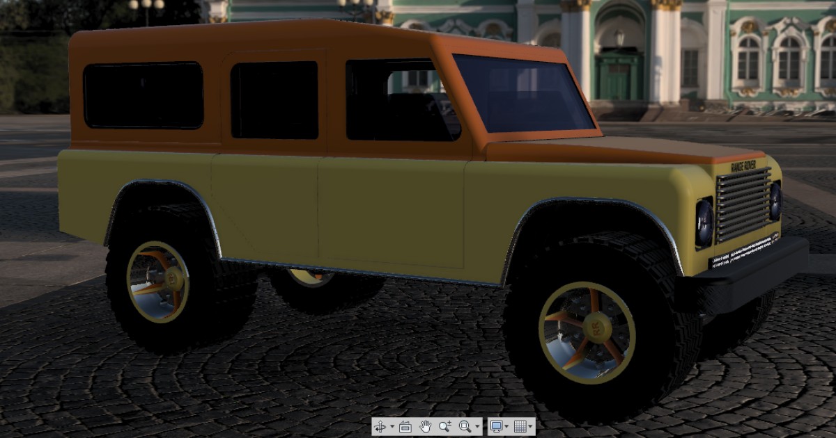 1980 range rover defender | Autodesk Community Gallery