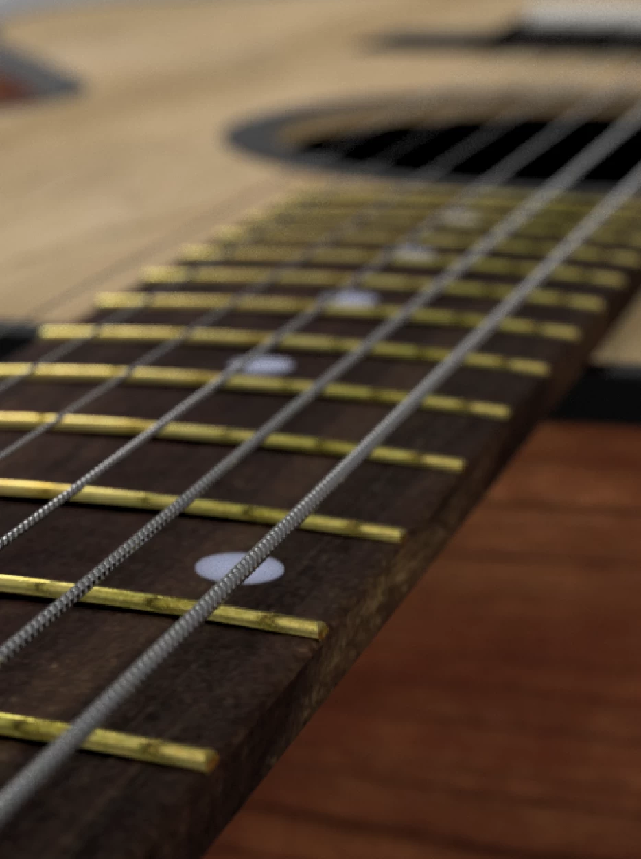 Classic acoustic guitar (in progress)