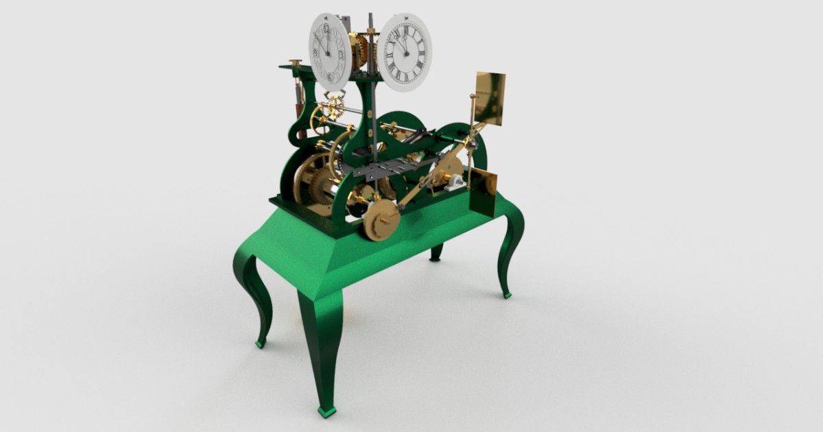 E Howard Tower Clock Autodesk Community Gallery