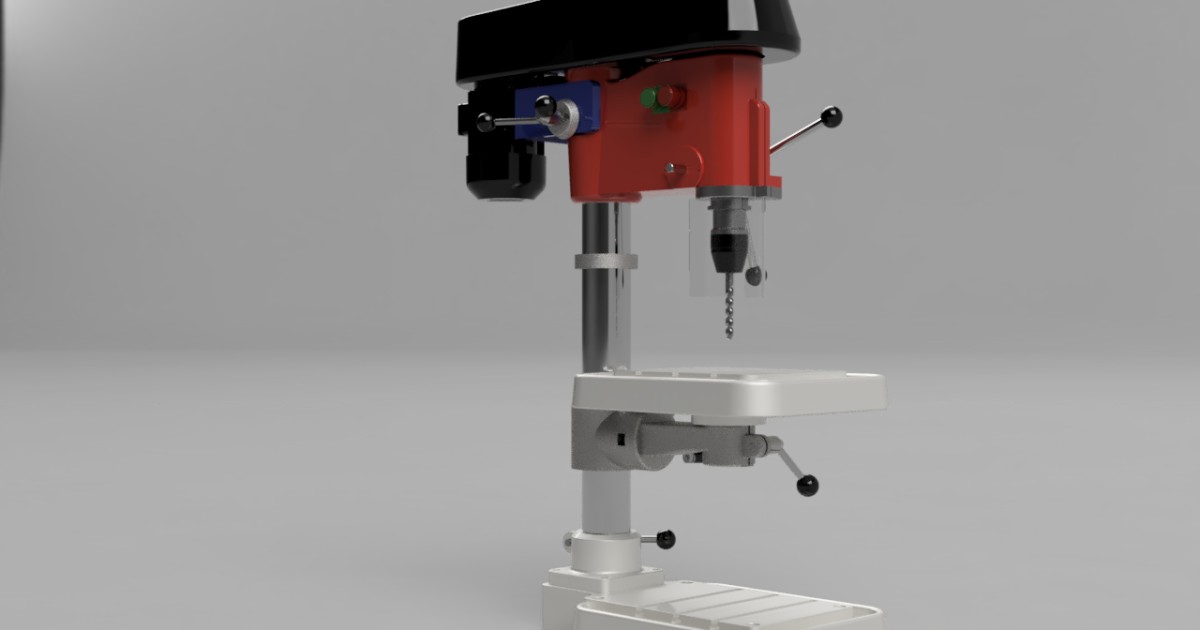Pillar Drill Machine Autodesk Community Gallery