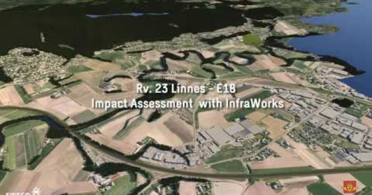 Rv. 23 Linnes-E18 - Impact Assessment with InfraWorks | Autodesk ...