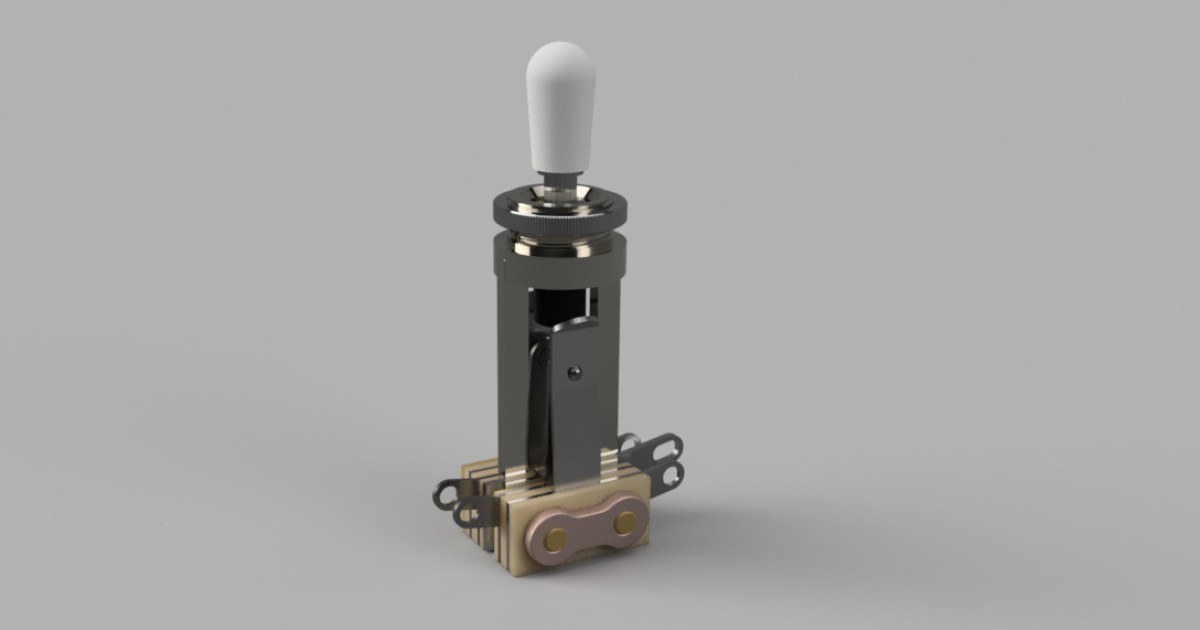 Electric Guitar Selector Switch (Tall) Autodesk Community Gallery