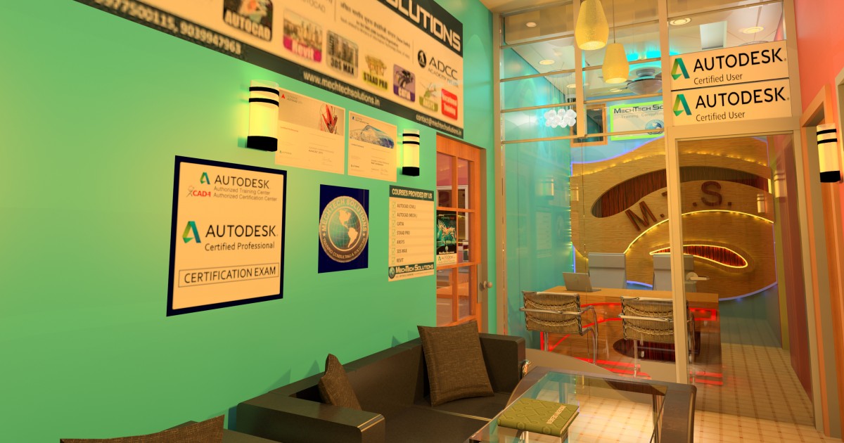 reception hall, office interior | Autodesk Community Gallery