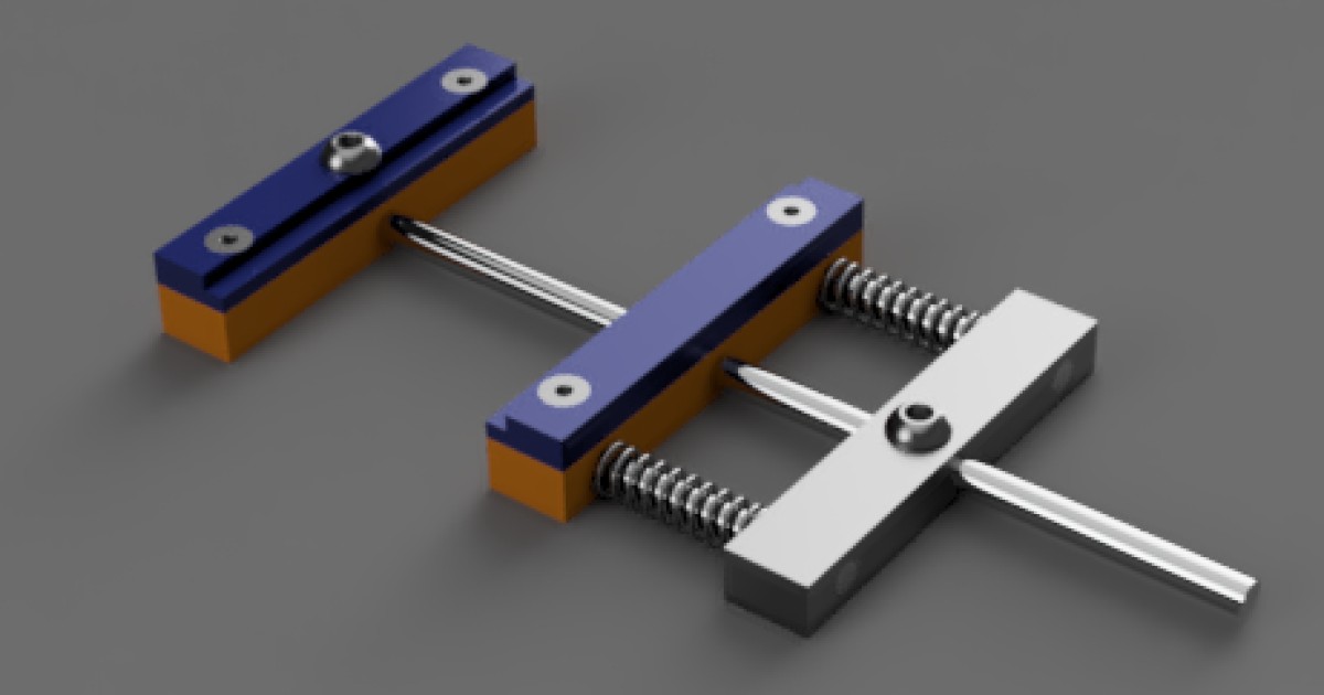 Spring loaded clamp | Autodesk Community Gallery