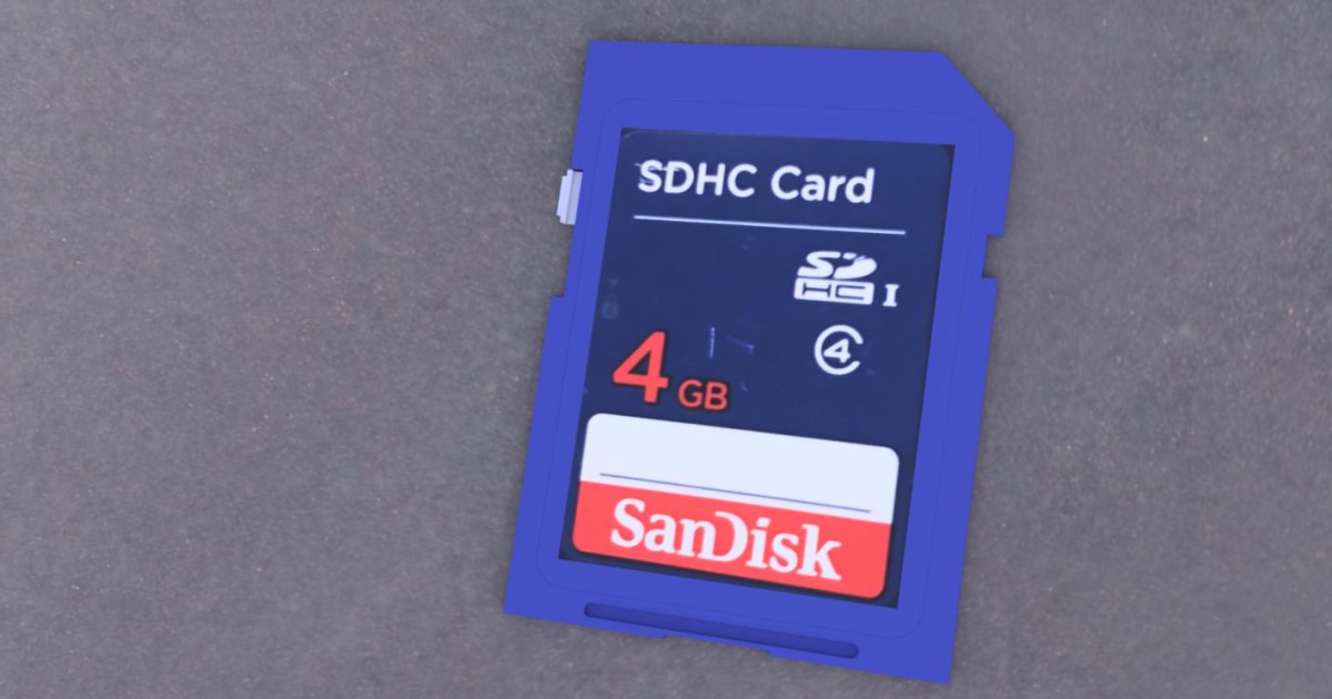 SDHC SD Card - Actual Dimensions | Autodesk Community Gallery