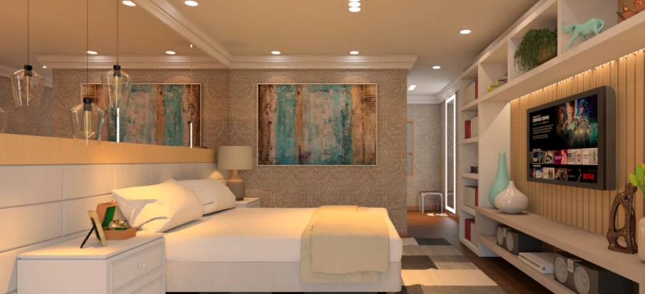 PROJETO DE INTERIORES - SUÍTE COM CLOSET | Autodesk Community Gallery