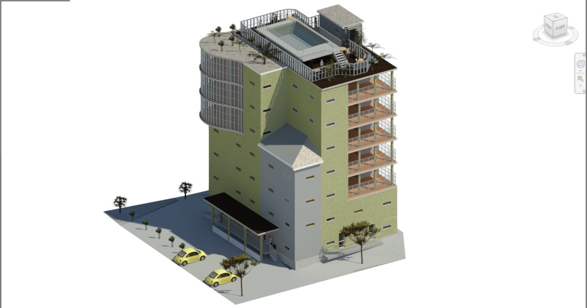 Commercial and Residential Building 8 levels | Autodesk Community Gallery