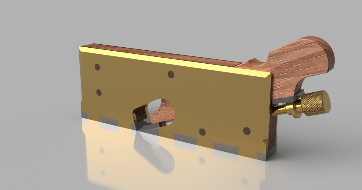 DOVETAILED INFILL SHOULDER RABBET PLANE Autodesk Community Gallery