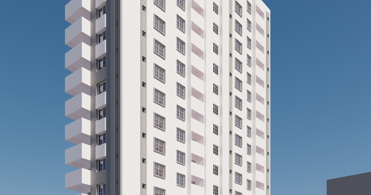 BIM MODEL Architectural G+16 High Rise | Autodesk Community Gallery