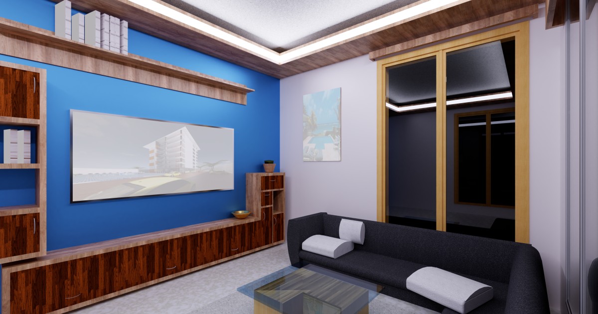 Modern hall Interior design | Autodesk Community Gallery