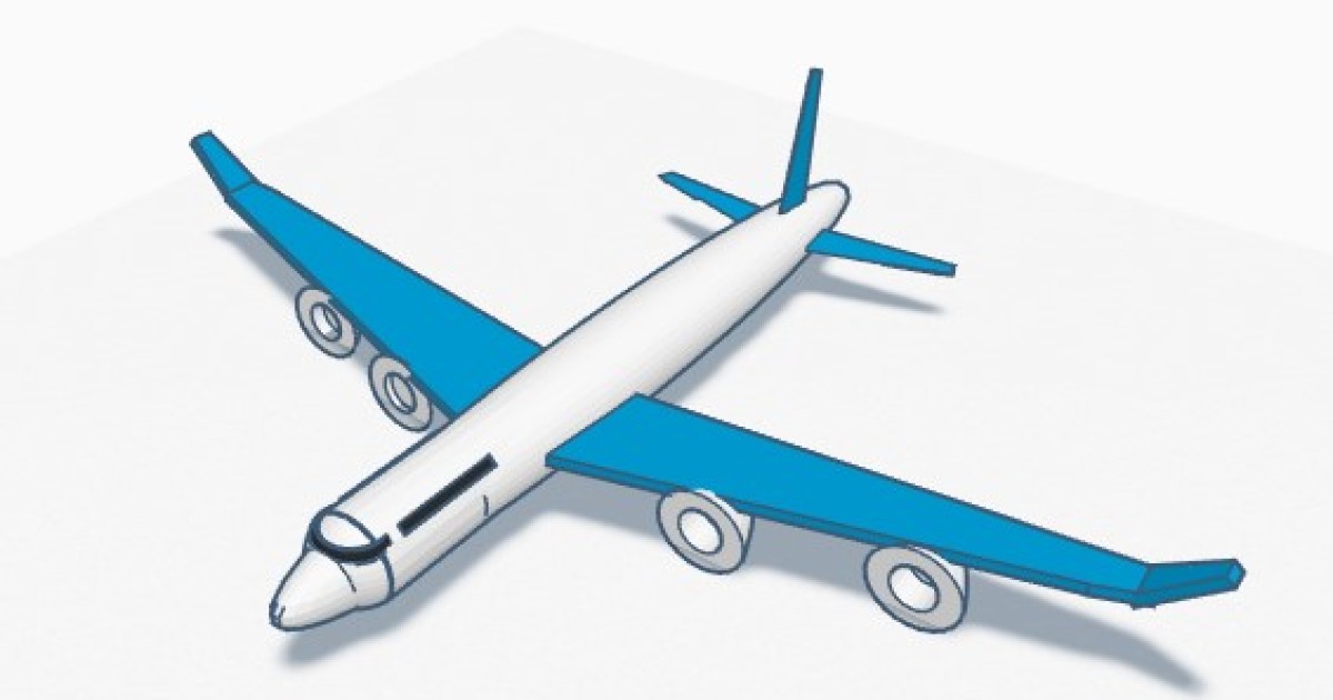 Design Challenge 008 Tinkercad Aircraft Autodesk Community Gallery