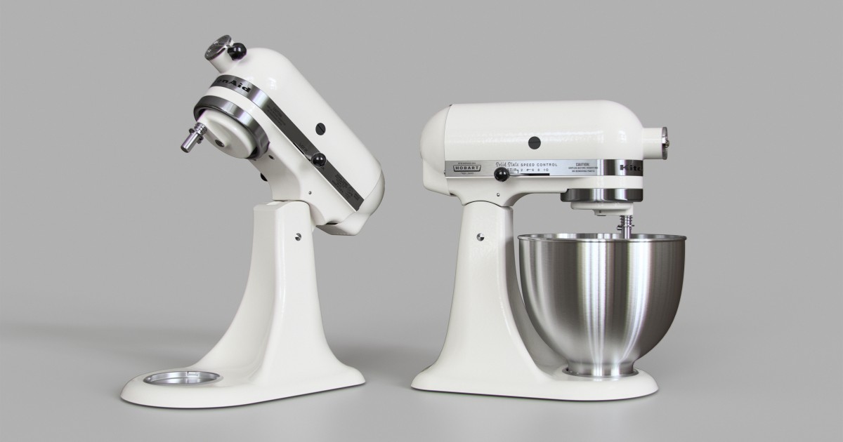 KitchenAid Stand Mixer Model K45SS Autodesk Community Gallery
