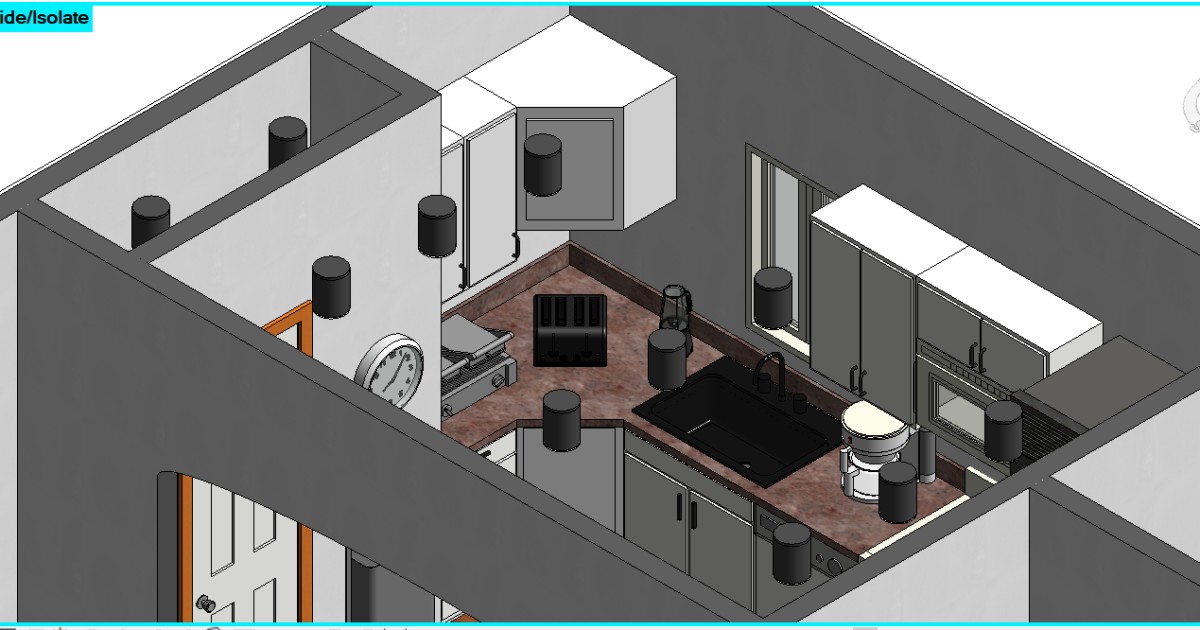 Small Kitchen Design (Revit) | Autodesk Community Gallery