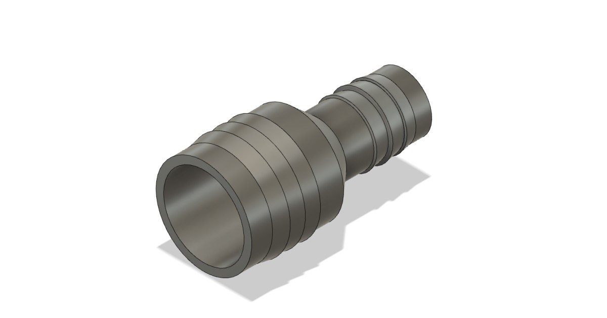rubber hose adapter between tube 1 "to 1/2 inch Autodesk Community