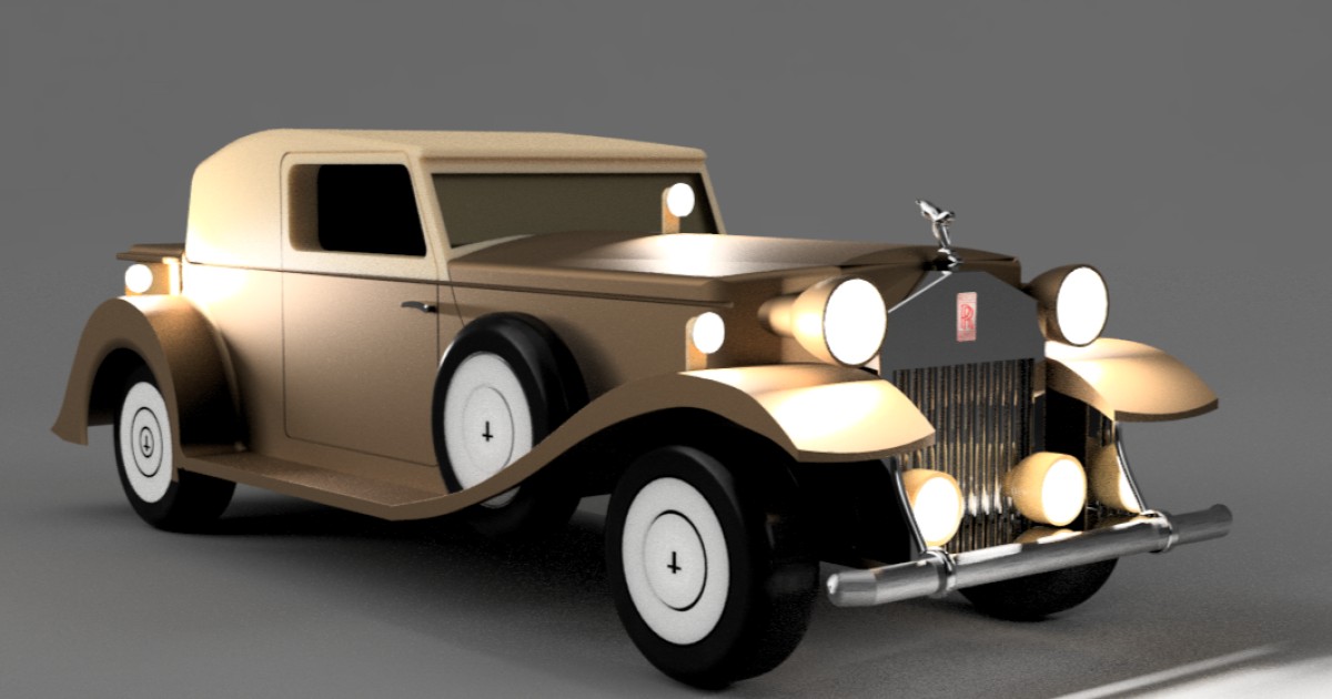 1930 Rolls Royce Phantom Vintage Autodesk Community Gallery