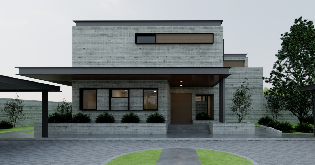DISEÑO V - VIVIENDA UNIFAMILIAR DE DOS NIVELES | Autodesk Community Gallery