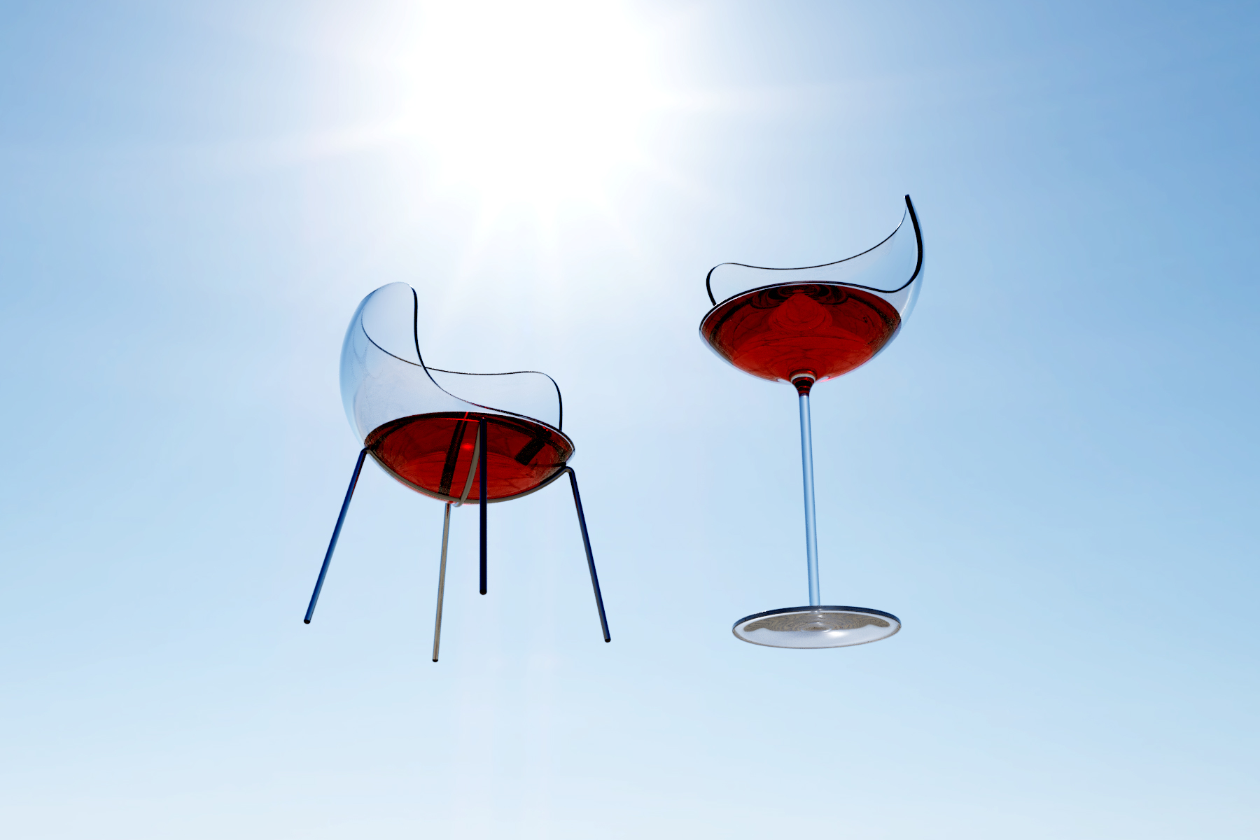 Wine glass chair new arrivals