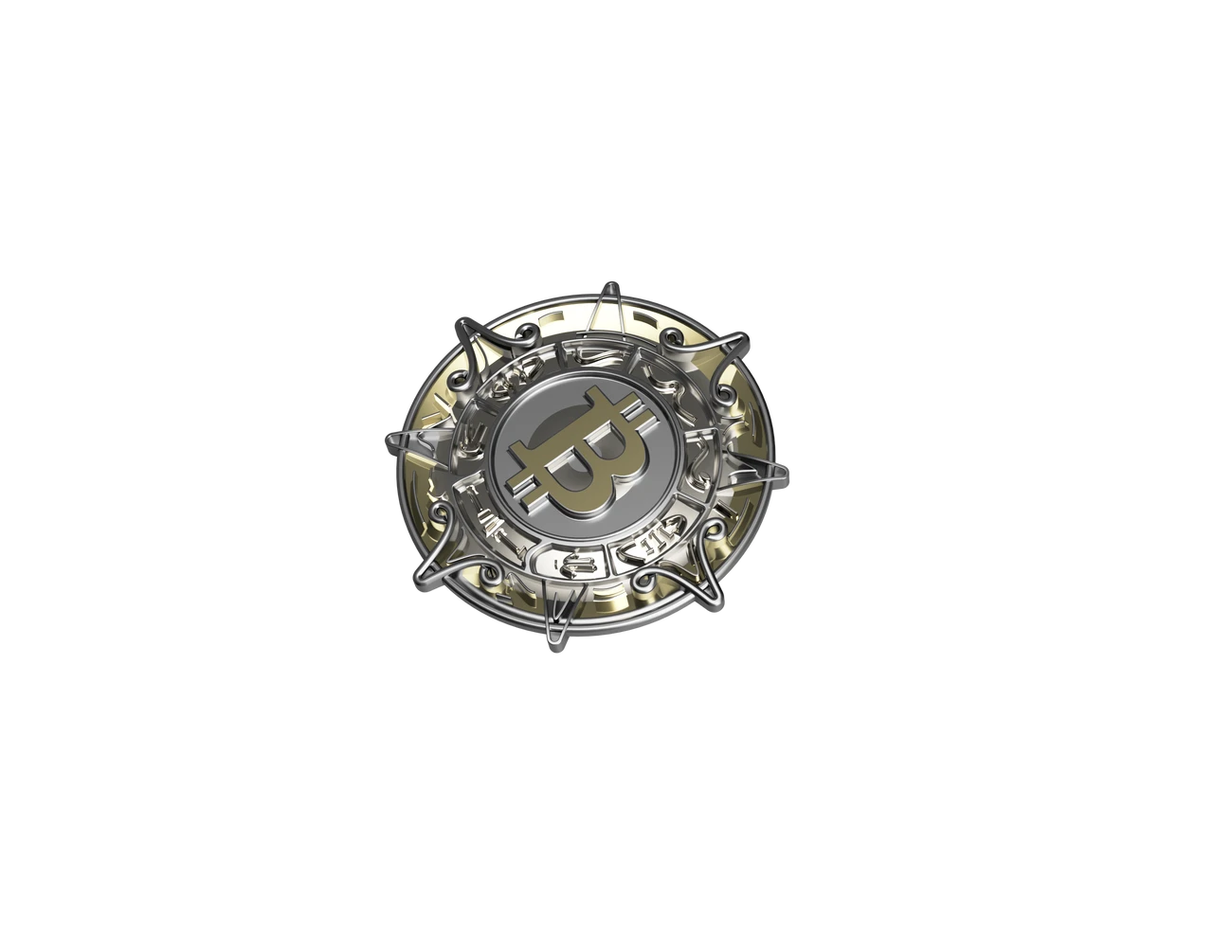 Bitcoin 3D Medalion | Autodesk Community Gallery