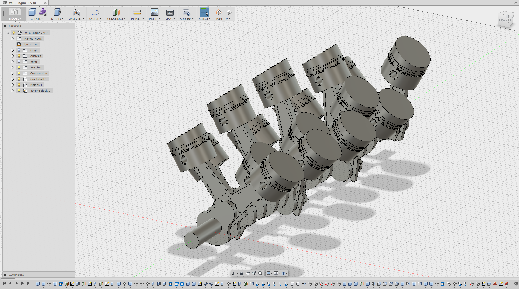 W16 Engine Simulation Bugatti W16 Engine Simulator